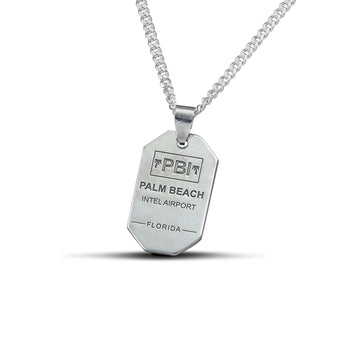 Ασημένιο κολιέ 925 Palm Beach - themelidisjewels